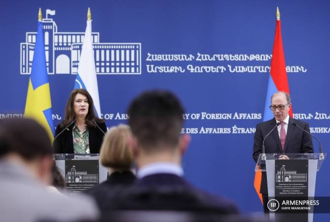 Анн Линде: Швеция намерена углубить сотрудничество с Арменией