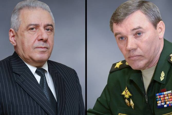 Глава МО Армении и начальник Генштаба ВС РФ обсудили программу модернизации Армянской Армии
