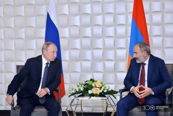 Путин и Пашинян обсудят ход выполнения договоренностей по Нагорному Карабаху: Кремль