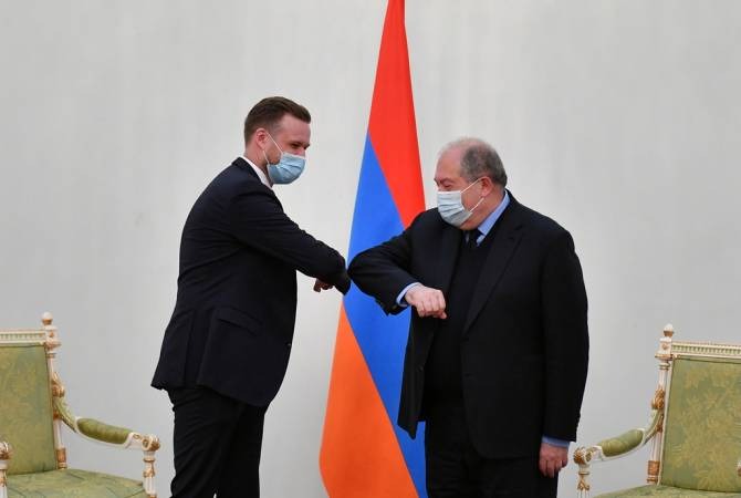 У Армении и Литвы есть большой потенциал сотрудничества: президент Саргсян принял главу МИД Литвы