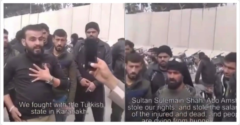 «Турция нас кинула»: воевавшим в Арцахе сирийским наемникам не заплатили — видео
