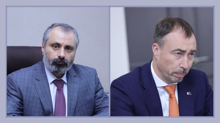 Глава МИД Арцаха в Ереване встретился со спецпредставителем ЕС по Южному Кавказу и кризису в Грузии