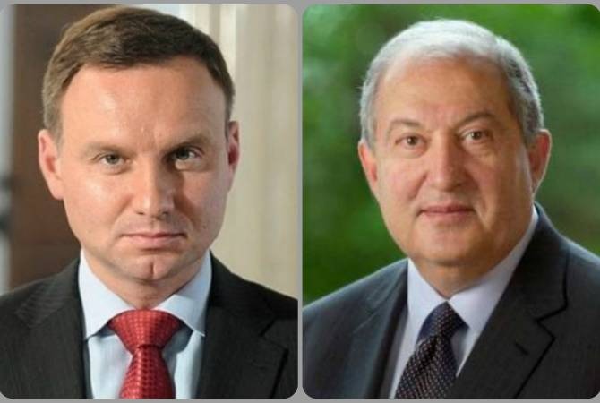 Президент Саргсян поздравил президента Польши Анджея Дуду с Днем Конституции