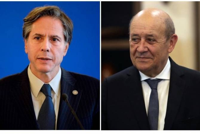 Главы дипломатии США и Франции обсудили необходимость разрешения Карабахского конфликта