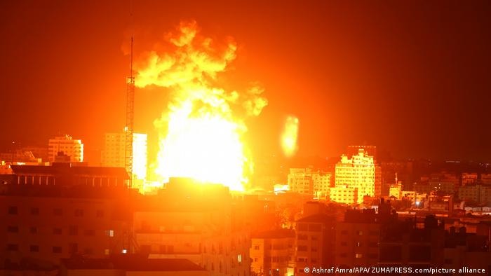 ВВС Израиля нанесли самый мощный удар по городу Газа