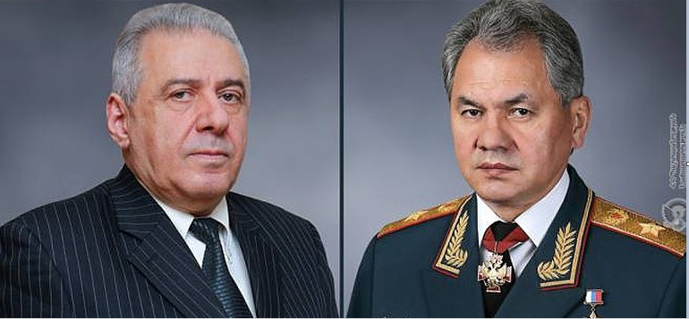 Министр обороны РФ провел переговоры по телефону с министром обороны РА