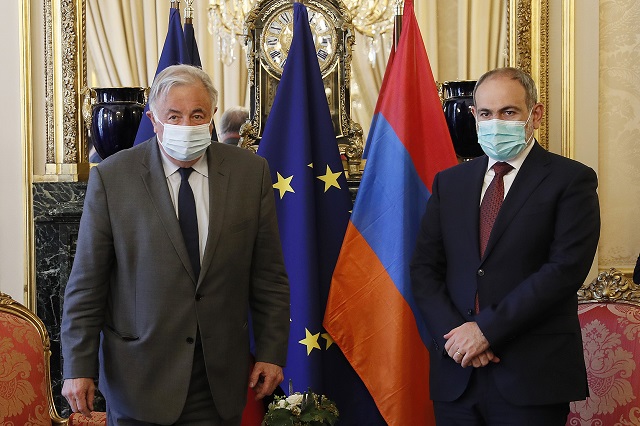 “Недавние наступательные действия Азербайджана вызывают озабоченность по поводу территориальной целостности Армении”. Председатель Сената Французской Республики
