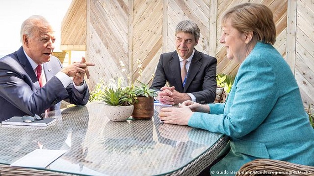 Меркель и Байден на саммите G7 обсудили «Северный поток — 2». DW