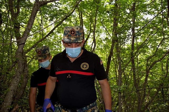 Останки еще одного армянского военнослужащего обнаружены в районе Джракана — ГСЧС