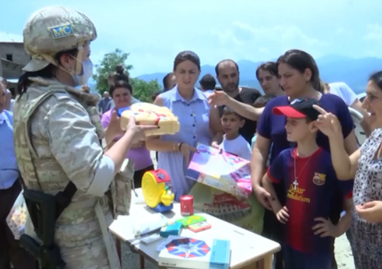 С прибытием российских миротворцев на территорию Нагорного Карабаха местные жители почувствовали себя в безопасности и под надежной защитой