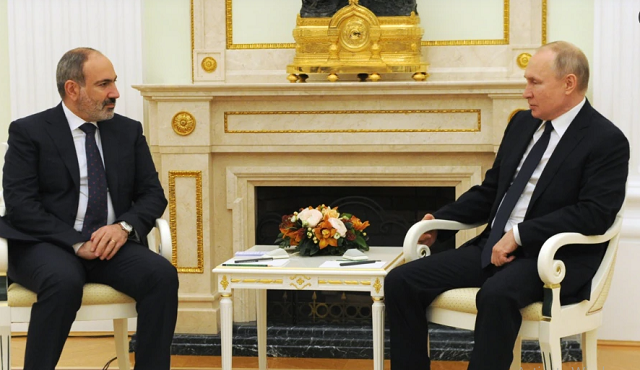 Началась встреча Владимира Путина и Никола Пашиняна