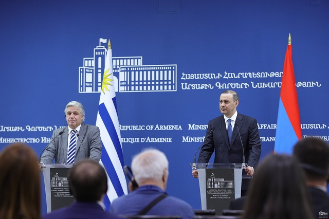 Армения высоко ценит принципиальную позицию Уругвая относительно азербайджано-турецкой агрессии против Арцаха