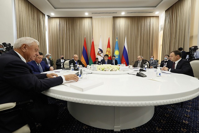Премьер-министр принял участие в заседании Евразийского межправительственного совета в узком формате
