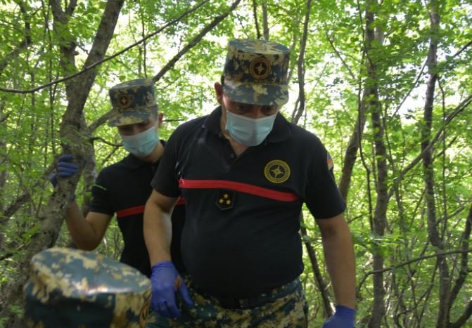 В Джебраильском районе найдено 6 тел армянских военнослужащих