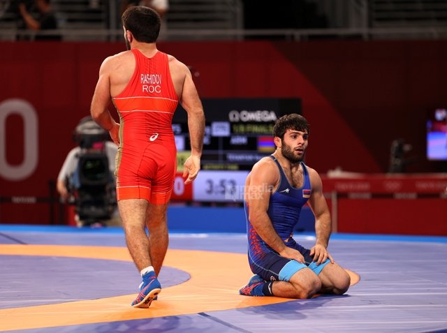 Последний армянский борец на Олимпийских играх проиграл в Токио