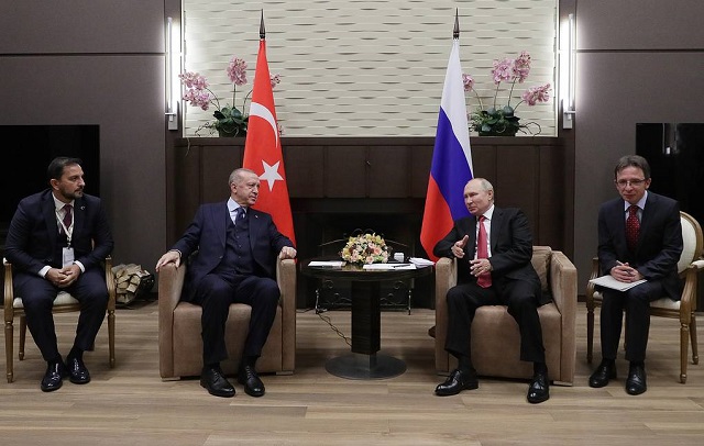 Продуктивный разговор за закрытыми дверями. Путин и Эрдоган встретились в Сочи. ТАСС