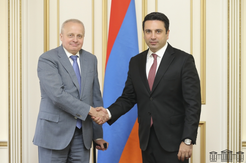 Коснувшись высокого уровня отношений между Россией и Арменией, спикер НС отметил последовательное развитие армяно-российских межпарламентских связей