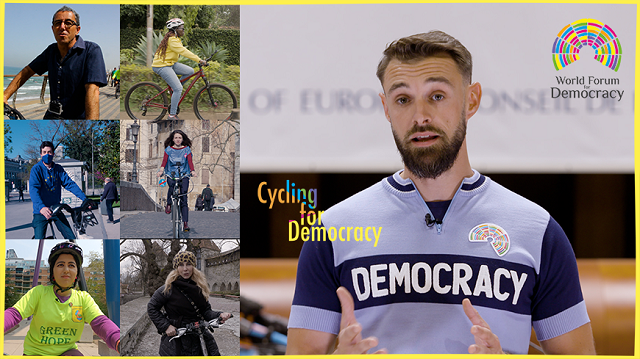 «На велосипеде за демократию»