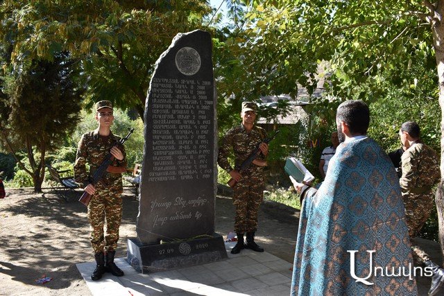 В Мегри открыли мемориал жертвам 44-дневной войны