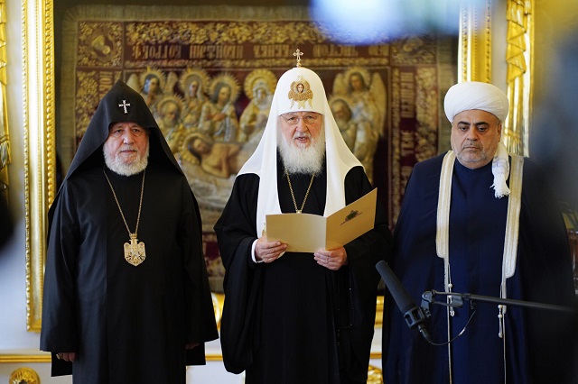 В Москве завершилась встреча духовных лидеров Армении, России и Азербайджана