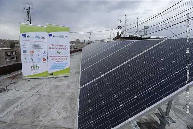 40 зданий в Ереване уже используют солнечную энергию