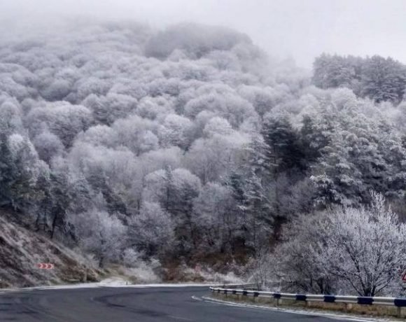 Возле тоннеля Дилижан и в районе Арагац Арагацотнского региона идет снег