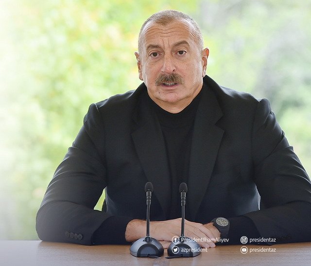 Ереван должен отказаться от территориальных притязаний. Алиев