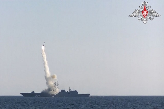 Гиперзвуковая ракета «Циркон» поразила морскую мишень в Белом море прямым попаданием. ТАСС