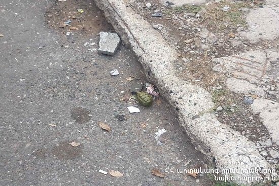 Возле Центрального автовокзала Еревана нашли гранату