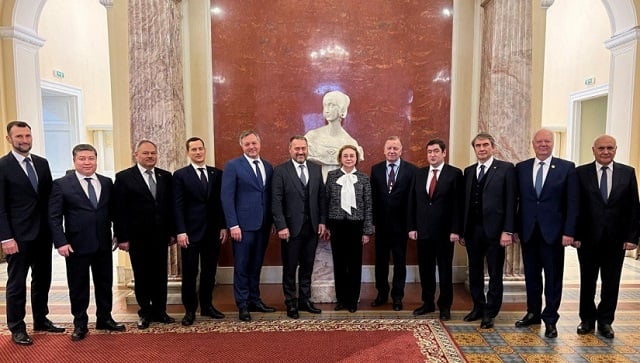 Состоялась встреча руководства Секретариата Совета Межпарламентской Ассамблеи СНГ с главой петербургского парламента