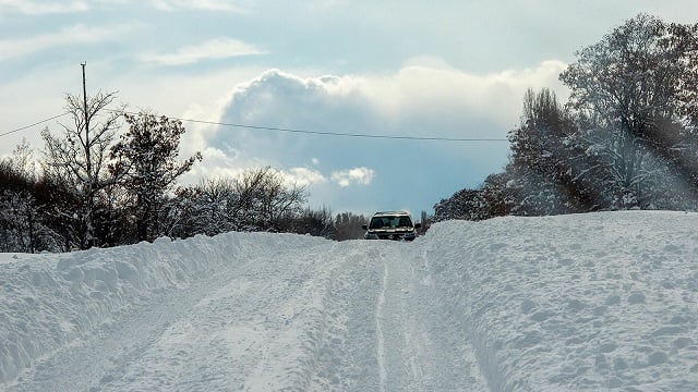 Автодорога Егнаджур-Заришат Ширакского региона труднопроходима