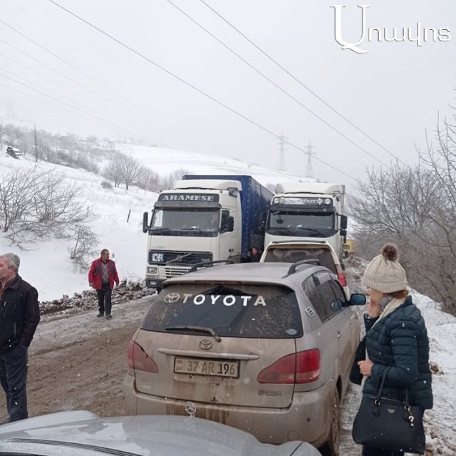 Чрезвычайная ситуация на альтернативной дороге Агвани-Татев (фото, видео)