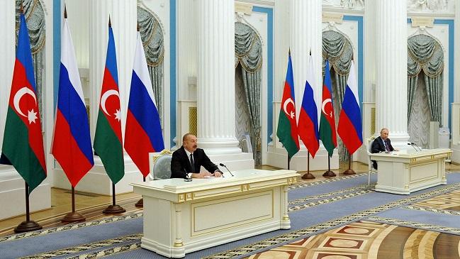 Путин и Алиев подписали декларацию о союзническом взаимодействии. РИА Новости