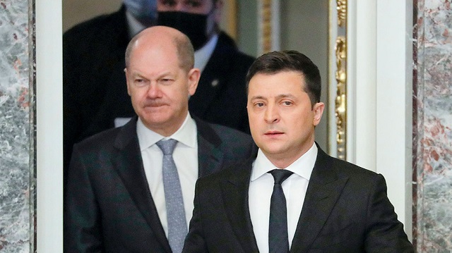 Шольц: Зеленский пообещал представить проект об особом статусе Донбасса. РИА Новости