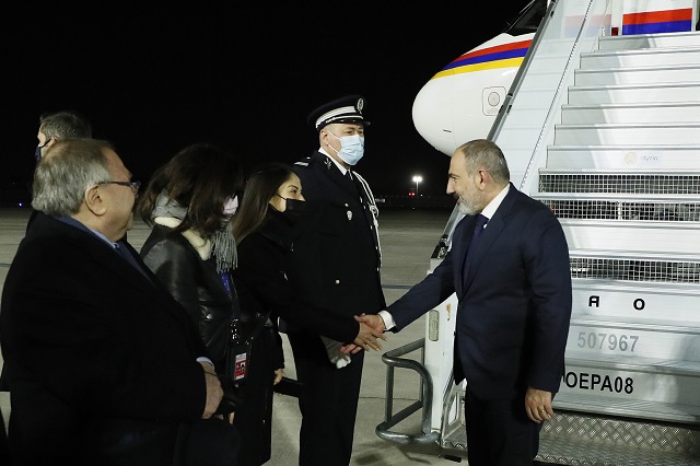 Премьер-министр Пашинян с рабочим визитом прибыл во Францию