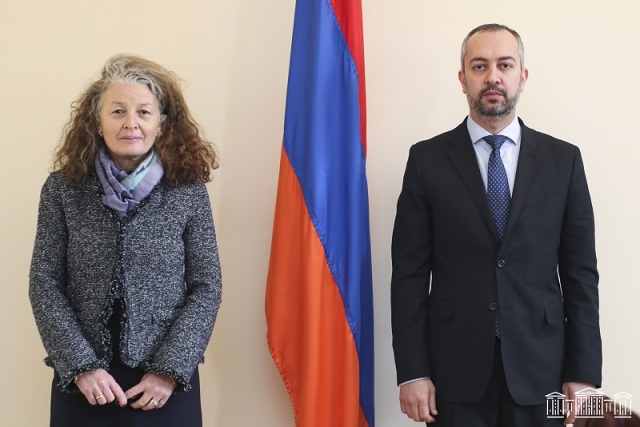 Эдуард Агаджанян принял Постоянного координатора ООН в Армении