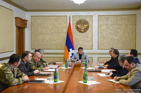 Президент Арцаха провел заседание Совета Безопасности