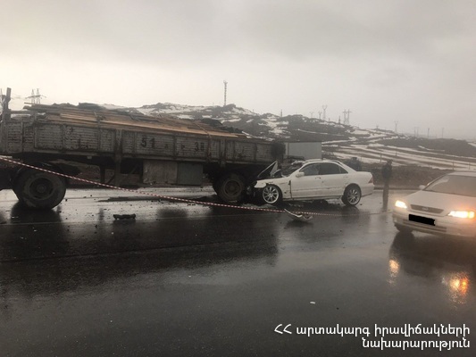 ДТП на автодороге Апаран-Аштарак: есть пострадавшие