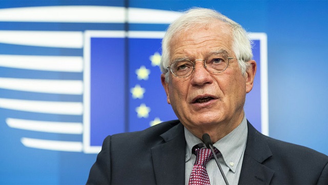 Боррель заявил, что Евросоюз не может стать посредником в переговорах между РФ и Украиной. ТАСС