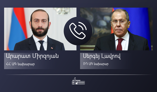 Арарат Мирзоян и Сергей Лавров обсудили вопросы, касающиеся создания комиссии по демаркации и приграничной безопасности между Арменией и Азербайджаном