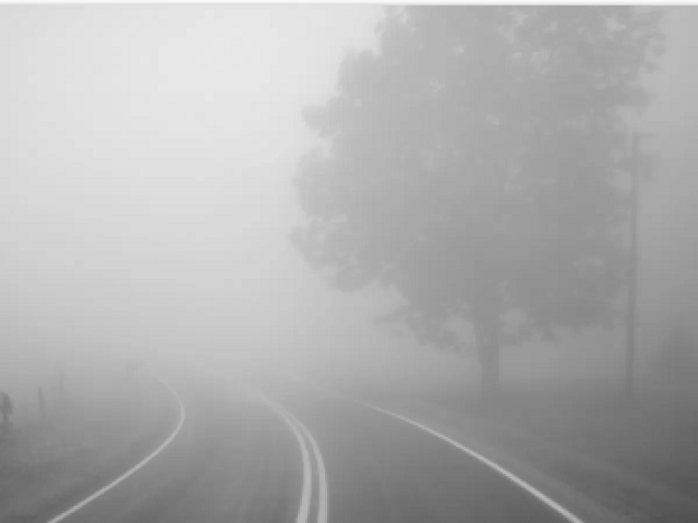 На горных автодорогах Гориса наблюдается туман