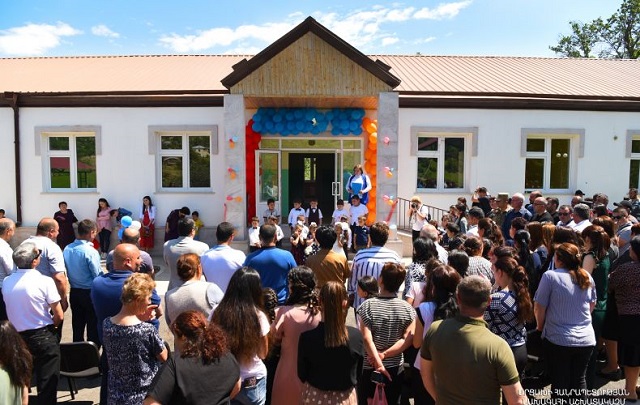 В общине Вагуас Мартакертского района состоялась церемония открытия здания детского сада