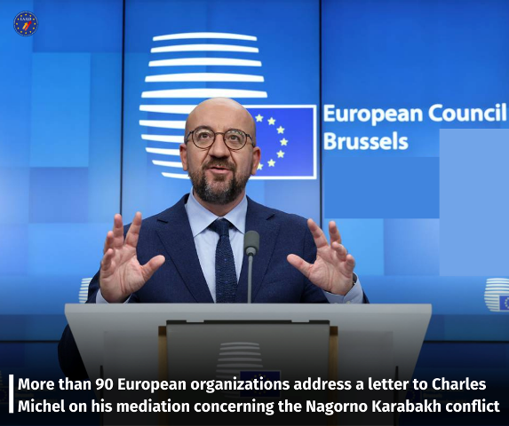 Более 90 европейских организаций направили Шарлю Мишелю письмо о его посредничестве в нагорно-карабахском конфликте