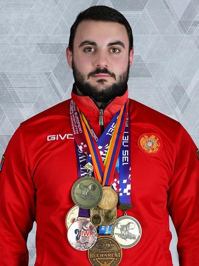 Штангист из Гюмри Самвел Гаспарян — серебряный призер чемпионата Европы