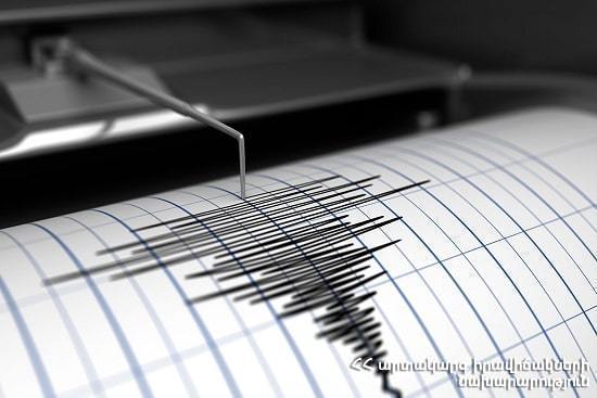 Произошло землетрясение в 13 км к северо-востоку от села Бавра