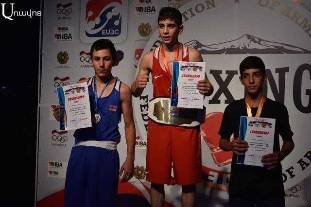 Определились чемпионы Армении по боксу младшей возрастной группы