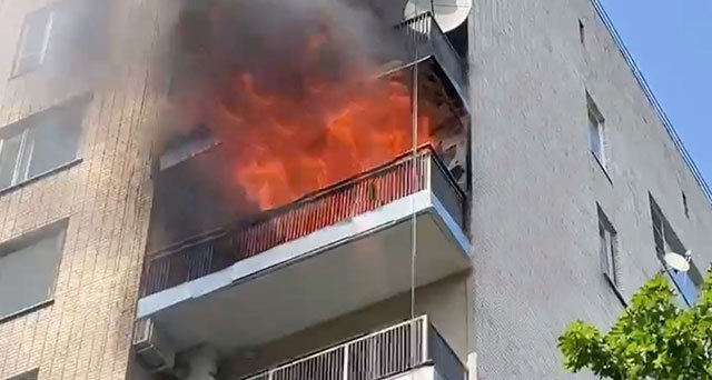 В центре Москвы произошёл пожар в квартире сестры президента Азербайджана. РЕН ТВ