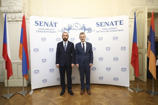 На встрече с председателем Сената Чехии министр Мирзоян подчеркнул необходимость срочной репатриации армянских военнопленных, содержащихся в Азербайджане