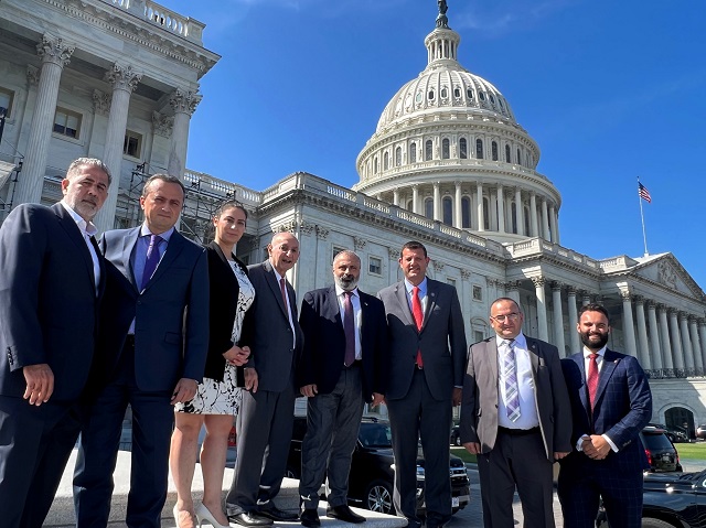 Министр ИД Давид Бабаян встретился в Конгрессе США с группой конгрессменов, сенаторов и представителей  законодательного крыла 