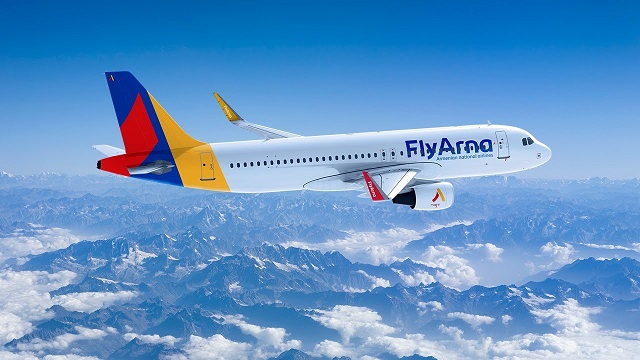 Армянский национальный авиаперевозчик «Fly Arna» ввел в эксплуатацию новый самолет «Airbus 320»